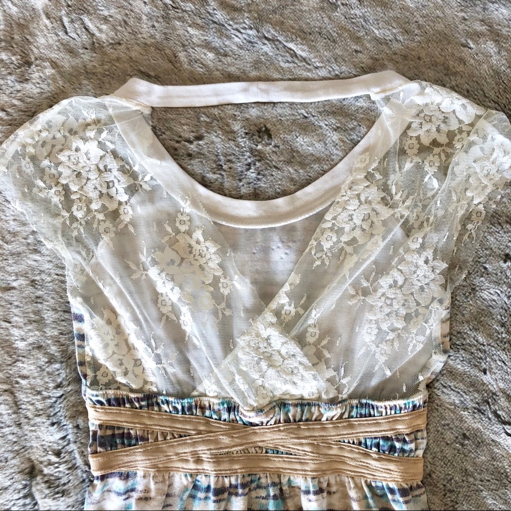 Free People lace back mini dress - Picture 4 of 8